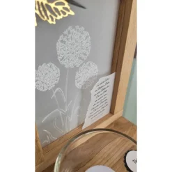 Gedenklicht, Trauerlicht, Geschenk für Trauernde mit Teelichtglas und LED Teelicht