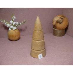 gedrechselter Holzbaum Holzbäumchen Baum Deko Weihnachtsdeko. Sterbender Baum aus Kirschbaum