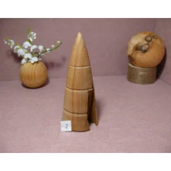 gedrechselter Holzbaum Holzbäumchen Baum Deko Weihnachtsdeko. Sterbender Baum aus Kirschbaum