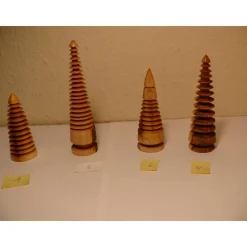 gedrechselter Holzbaum Holzbäumchen Baum Deko Weihnachtsdeko