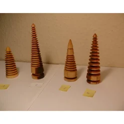 gedrechselter Holzbaum Holzbäumchen Baum Deko Weihnachtsdeko