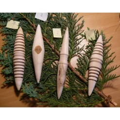 gedrechselter Holzbaumschmuck Weihnachtsdeko Weihnachtsbaumschmuck