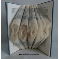 gefaltetes Buch "BOOKS" als Geschenk, z.B. für Geburtstag / Weihnachten / für Buchliebhaber, oder als Dekoration Zuhause