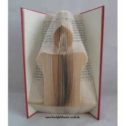 gefaltetes Buch "Kerze" als Geschenk, z.B. für Weihnachten / Geburtstag, oder als besondere Dekoration Zuhause