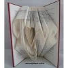 gefaltetes Buch "Love" als Geschenk, z.B. für Hochzeit / Jahrestag / Valentinstag / Geburtstag / Weihnachten