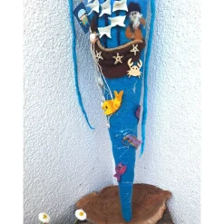 gefilzte Schultüte mit Piratenschiff und Seeräuber