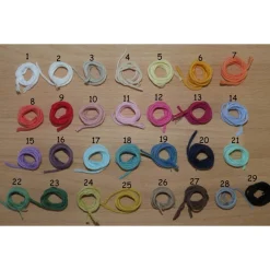 gehäkelte Eier aus Biobaumwolle in 29 Farben, Handarbeit