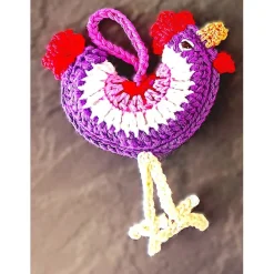 Gehäkelte Osterdeko Huhn im 3 er Set Frühlingsdeko