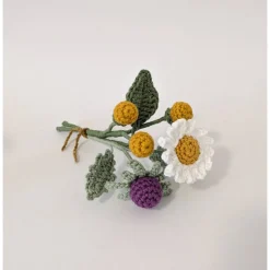 gehäkelter Mini Blumenstrauß | kleines Dankeschön | Bürodeko | kleines Geburtstagsgeschenk