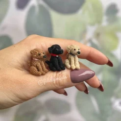 Gehäkelter Mini Labrador (microcrochet)