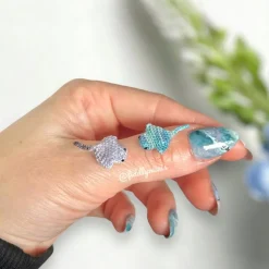 Gehäkelter Mini Rochen (microcrochet)