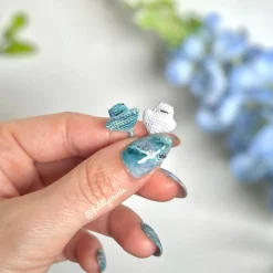 Gehäkelter Mini Rochen (microcrochet)