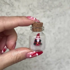 Gehäkelter Weihnachtsmann (microcrochet)