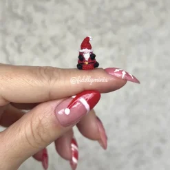 Gehäkelter Weihnachtsmann (microcrochet)