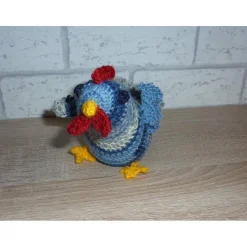 gehäkeltes Huhn - blau