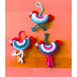 Gehäkeltes Huhn 3 er Set Frühlingsdeko Osterdeko