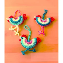 Gehäkeltes Huhn 3 er Set Frühlingsdeko Osterdeko