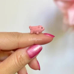 Gehäkeltes Mini Glücksschwein (microcrochet)