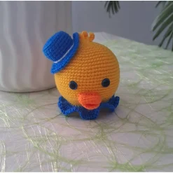 Gehäkeltes Osterküken | Handgemachte Osterdeko | Süßes Ostergeschenk