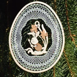 geklöppeltes Fensterbild „Osterhase''