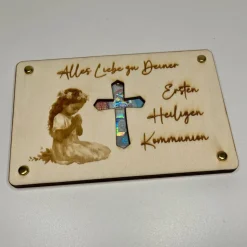 Gelaserte Geldgeschenkkarte 