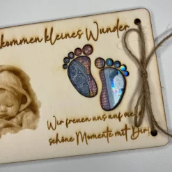 Gelaserte Geldgeschenkkarte 