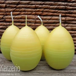 GelbGrün Ostereikerze