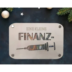 Geldgeschenk - Finanzspritze / Geld schenken / Geschenkverpackung / Geschenkidee / Geschenke für Männer / Geburtstagsges