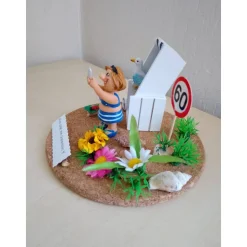 Geldgeschenk 60. Geburtstag Frau – Relaxen im Strandkorb Garten Deko Rente Freizeit