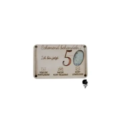 Geldgeschenk 50. Geburtstag / Geburtstagskarte / Geschenkverpackung