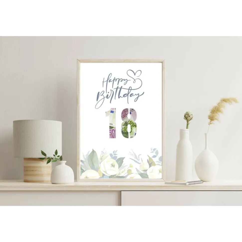 Geldgeschenk 18. Geburtstag | persönliches Geburtstagsgeschenk Tochter Sohn | PDF Datei | Sofortdownload | Originelles G