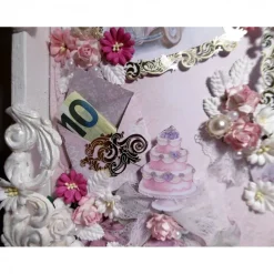 GELDGESCHENK * GESCHENK ZUR HOCHZEIT * SHABBY-CHIC * HOCHZEITSGESCHENK * BRAUTPAAR * HOCHZEITS-DEKO