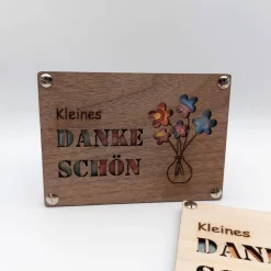 Geldgeschenk | Geschenkkarte aus Holz | Dankeschön | Danke | Geldgeschenk Verpackung | Geschenkverpackung | Kleinigkeit