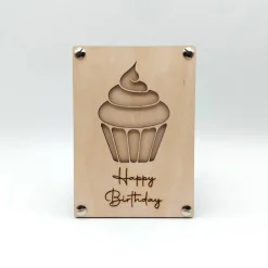 Geldgeschenk | Geschenkkarte aus Holz | Happy Birthday | Geburtstag | Geldgeschenk Verpackung | Geschenkverpackung