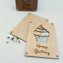 Geldgeschenk | Geschenkkarte aus Holz | Happy Birthday | Geburtstag | Geldgeschenk Verpackung | Geschenkverpackung
