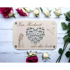 Geldgeschenk - Hochzeit / Personalisierbar / Geld schenken / Geschenkverpackung / Geschenkidee / Verpackung für Geld  /