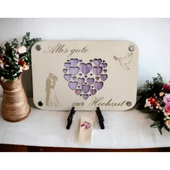 Geldgeschenk - Hochzeit / Personalisierbar / Geld schenken / Geschenkverpackung / Geschenkidee / Verpackung für Geld  /