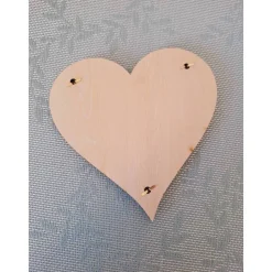 Geldgeschenk – Holzkarte „Nichts“ in Herz- oder Rechteckform