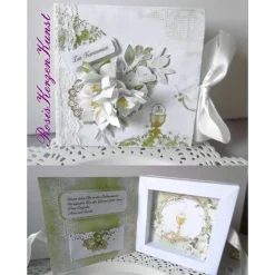 Geldgeschenk * KOMMUNION * KONFIRMATION * FIRMUNG * Personalisierbar * 3D-Shadowbox mit WUNSCHTEXT