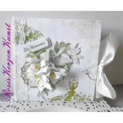 Geldgeschenk * KOMMUNION * KONFIRMATION * FIRMUNG * Personalisierbar * 3D-Shadowbox mit WUNSCHTEXT