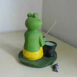 Geldgeschenk Angler – Frosch mit Angel & Kröten, Geschenkidee für Angler, Deko im SaBienchenshop