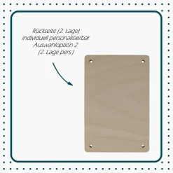 Geldgeschenk aus Holz, Wunscherfüller, Geschenkverpackung, Geburt, Baby, personalisierbar