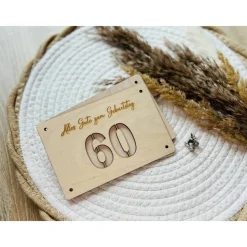 Geldgeschenk aus Holz, Wunscherfüller, Geschenkverpackung, Geburtstag, personalisierbar