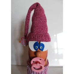 Geldgeschenk BABY PINK Geschenk zur Babyparty Geburt Taufe Dekoration  fürs Babyzimmer Upcycling Flasche