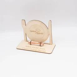 Geldgeschenk Besteck - aus Holz personalisiert