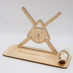 Geldgeschenk Billard - aus Holz personalisiert