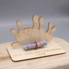 Geldgeschenk Bowling - aus Holz personalisiert