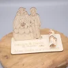 Geldgeschenk Brautpaar - aus Holz personalisiert