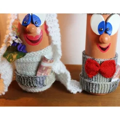 Geldgeschenk BRAUTPAAR Geschenk zur Hochzeit oder Hochzeitsdeko Braut und Bräutigam