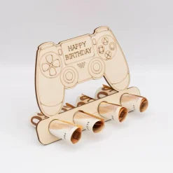 Geldgeschenk Controller - aus Birkenholz - kreative Art Geld zu verschenken